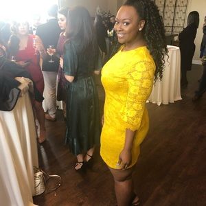 Yellow dress(worn once to a wedding)